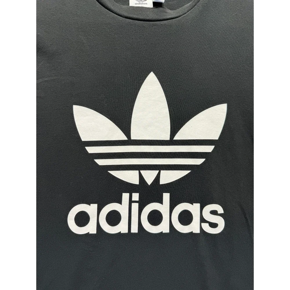 Adidas Originals Adicolor Trefoil T Shirt Mens Medium‎ Black White Graphic Logo